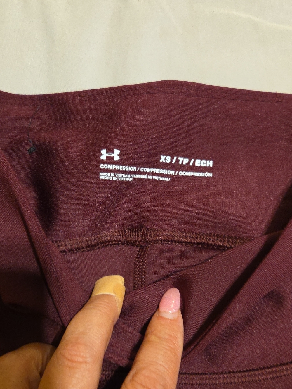 Under Armour Deep Burgundy Compression Top